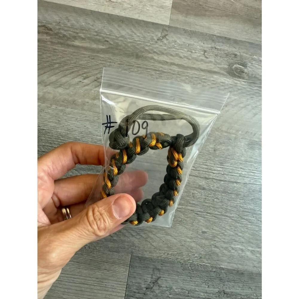 Paracord Bracelet NEW Unisex Handmade Green Bay Packers Green Gold